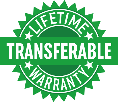 lifetime transferrable warranty green1